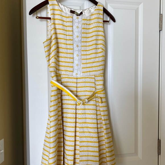 SOLD Rare Yellow Flower Dress - Picture 2 of 7